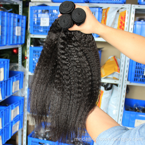 xuchang factory wholesale price kinky straight virgin human hair extensions